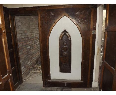 Reclamation of Architectural Panelling - a quantity of very good quality light oak panelling and doors (possibly originally f