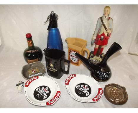 A collection of breweriana to include Wade Bar Top ceramics and similar