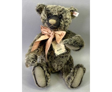 STEIFF BRITISH COLLECTORS' TEDDY BEAR 2007 - 'Old Black Bear', limited edition (889/3000), grey tipped, with growler, 40cms t