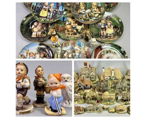 M J HUMMEL LIMITED EDITION PLATES (11) - from Little Companions Collection, 21cms diameter, 3 x Hummel figures and a Goebel S