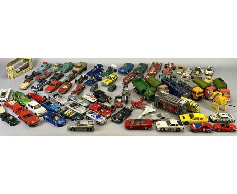 DIECAST SCALE MODEL CARS &amp; OTHER VEHICLES - a collection, makers including Corgi, Maisto, Matchbox, Dinky, ETC, with two 