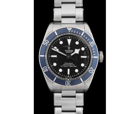 Tudor: A Stainless Steel Automatic Centre Seconds Wristwatch, signed Tudor, Geneve, 200m/660ft, Chronometer Officially Certif