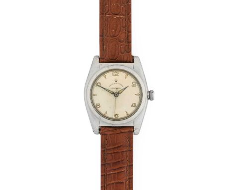 Rolex: A Stainless Steel Automatic Centre Seconds Wristwatch, signed Rolex, Oyster Perpetual, ref: 2940, 1945, lever movement
