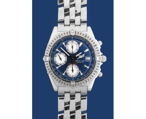 Breitling: A Special Limited Edition 60th Year Anniversary Stainless Steel Automatic Calendar Chronograph Wristwatch, signed 