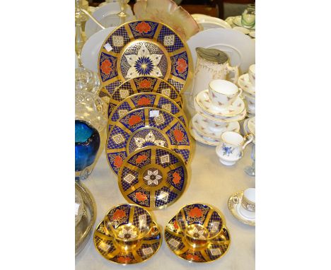 Ceramics - a Caverswall Romany part dinner service comprising 6 dinner plates, 2 cups and saucers, 1 side plate, 3 dessert pl