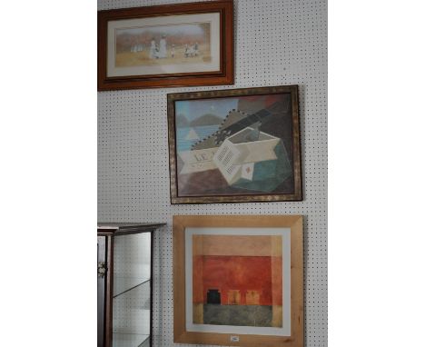 Prints - Roma Tearne, Minerals, framed print; others (3)