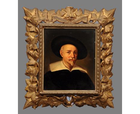 CONTINENTAL SCHOOL (19th century), After GUIDO RENI (1575-1642) Italian
Self Portrait
Oil on board
16.5 x 20 cm, framed CONDI