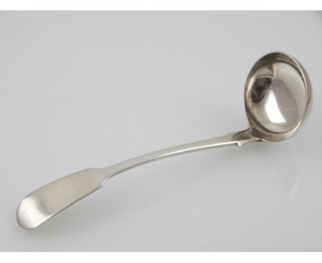 A William the IV fiddle pattern sauce ladle, Edinburgh 1837 by Mackay & Chisholm