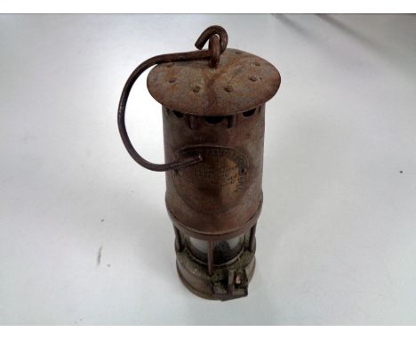 An Eccles Protector miner's lamp type D 