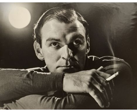 Cornel Lucas (1920-2012), a silver gelatin print,  Stanley Baker, dated 1955, printed and signed in pencil to the mount, with