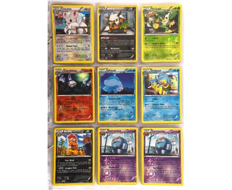 Pokemon TCG - A variety lot containing 120 cards ranging from Generation 3 to Generation 7 sets Mostly consists of reverse-ho