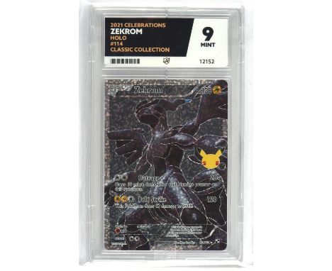 Pokemon TCG - A lot containing 2 Ace Graded cards from modern sets Includes: Zekrom Celebrations Classic Collection Black & W