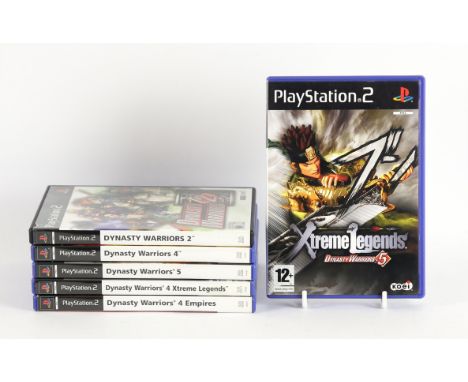 PlayStation 2 (PS2) Dynasty Warriors bundle (PAL) [6] Includes: Dynasty Warriors 2, Dynasty Warriors 4, Dynasty Warriors 4: E