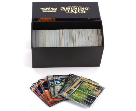 Pokemon TCG - A mixed bundle of approximately 500-600 Pokémon Cards from modern sets such as Crown Zenith, Shining Fates and 