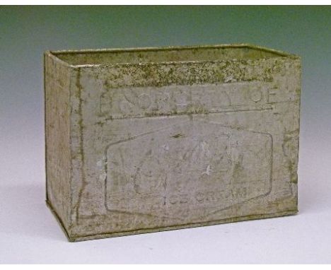 Vintage aluminium Walls Ice Cream box   Condition: 