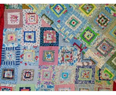 Two vintage patchwork quilts   Condition: 