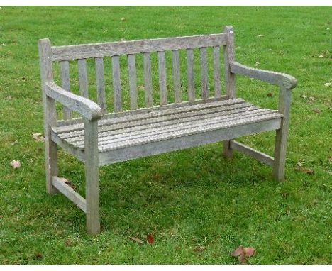 Slatted garden bench   Condition: 
