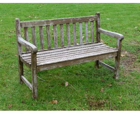 Slatted garden bench   Condition: 