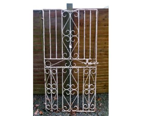 Wrought iron tall garden gate   Condition: 