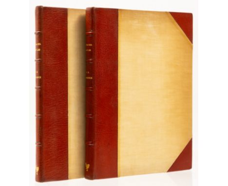 Golden Cockerel Press.- Lawrence (T.E.) Crusader Castles, 2 vol., number 799 of 1000 copies, titles in red, plates and illust