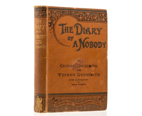 Grossmith (George and Weedon) The Diary of a Nobody, first edition, half-title, frontispiece, illustrations, bookplate and em