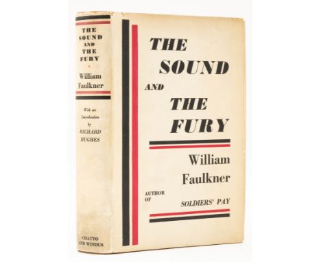 *** Please note, the description to this lot has changed.***Faulkner (William) The Sound and the Fury, first English edition,