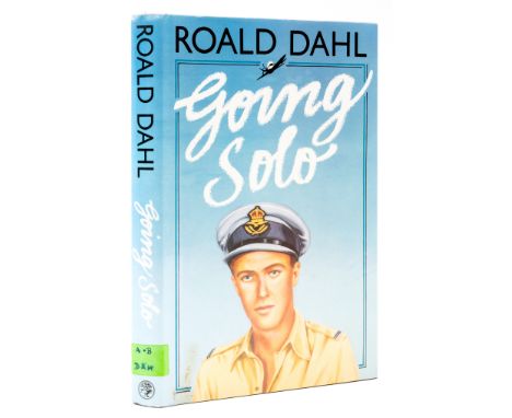 Dahl (Roald) Going Solo, first edition, signed by the author on half-title, paper remnants on endpapers, original boards, dus