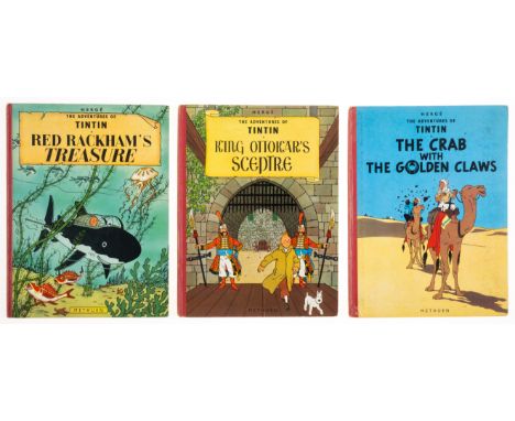 [Remi (George)], "Herg&eacute;". The Adventures of Tintin: The Crab with the Golden Claws, 1958; King Ottokar's Sceptre, 1958