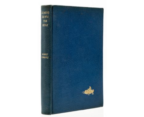 Gibbings (Robert) Coming Down the Seine, one of 70 copies signed by the author, with signed proof wood engraving, light rust-