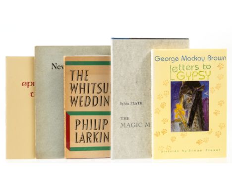 Larkin (Philip) The Whitsun Weddings, first edition, jacket lightly toned, otherwise fine, 1964 &sect; Plath (Sylvia) The Mag