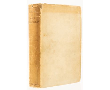 Masefield (John) The Collected Poems..., one of 530 copies, this copy with inscription from the author "Bitter, though honour