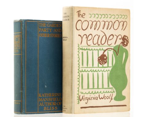 Woolf (Virginia) The Common Reader, ink gift inscription on front free endpaper, boards with light bumping to extremities, sp