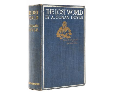 Doyle (Sir Arthur Conan) The Lost World, first edition, frontispiece, ink gift inscription and browning on front free endpape