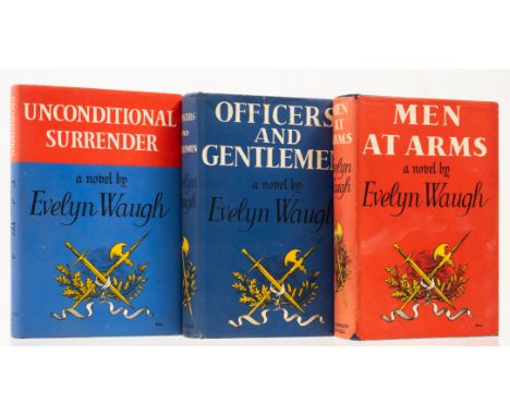 Waugh (Evelyn) [The Sword of Honour Trilogy], 3 vol., comprising Men at Arms, jacket with small chips to corners, very light 