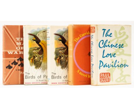 Scott (Paul) The Chinese Love Pavilion, jacket price-clipped, 1960; The Birds of Paradise, spine ends creased, 1962; The Mark