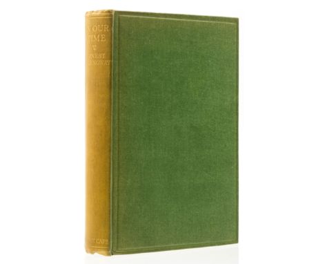 Hemingway (Ernest) In Our Time, first English edition, bookseller's sticker on pastedown, endpapers lightly browned, light fo