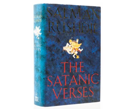 Rushdie (Salman) The Satanic Verses, reprint, signed presentation inscription from the author "to Simon and Sheila, best wish