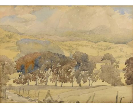Frederick Cecil Jones (1891 - 1956) Near Conwy, signed and titled, watercolour, 16.5 x 22.5 cm, frame 32 x 35 cmProvenance: c