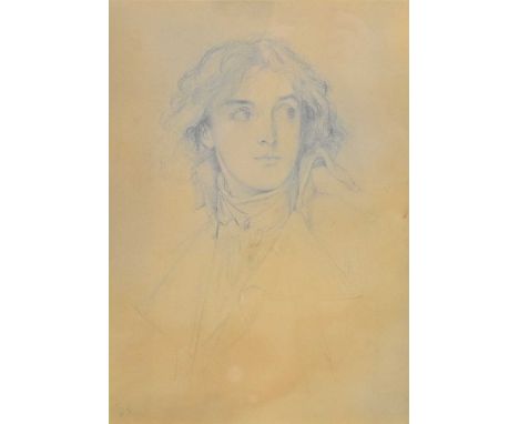 Violet Manners, Duchess of Rutland (1859-1937) Portrait of Sir John Martin-Harvey (1863-1944) in character as Sydney Carton i