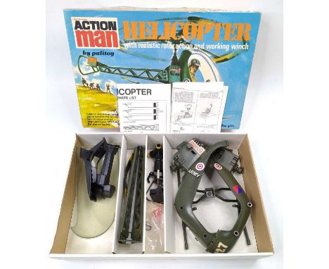 Action Man Palitoy No.34714 Helicopter, housed in the original card box, model appears complete with instruction leaflet 
