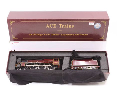 ACE Trains 4-6-0 loco &amp; tender LMS maroon ‘Leander’ 5690. (NM-M) (BM) also with outer corrugated box (BNM)