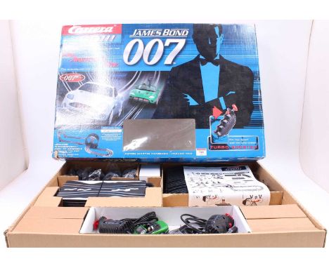 A Carrera Go 1/43rd scale boxed James Bond 007 slot car set from the film 'Die Another Day', the set appears to have had mini