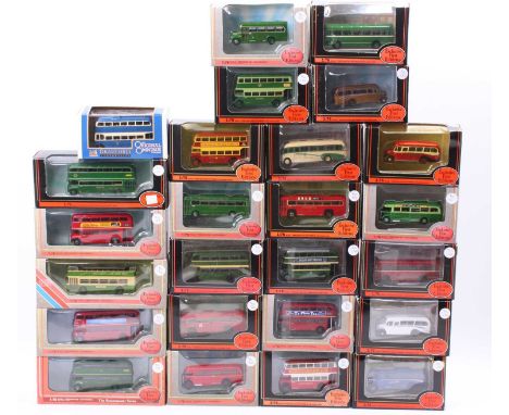 25 various boxed 1/76th scale public transport EFE and Corgi Original Omnibus diecasts, mixed regions and examples to include