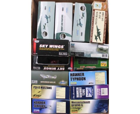 14 various boxed 1/72nd scale Aircraft diecast models, all in original packaging, to include Witty Wings, Easy Models, Motor 