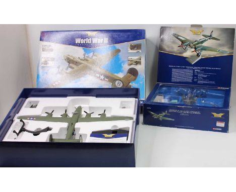 2 boxed Corgi Aviation Archive 1/72nd scale World War II Europe and Africa models to include, limited edition No. AA34002 Con