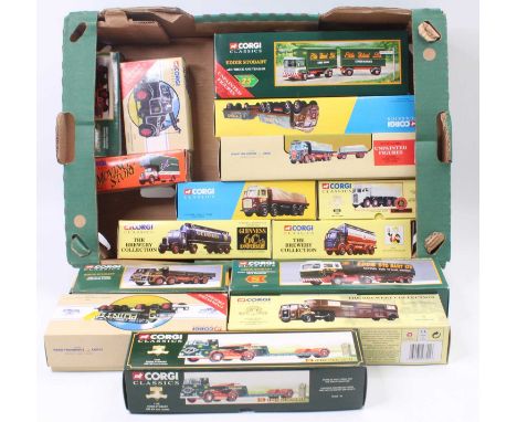 15 various boxed modern issue Corgi Classics 1/50th scale diecast models, to include Public Transport, Eddie Stobart and Comm