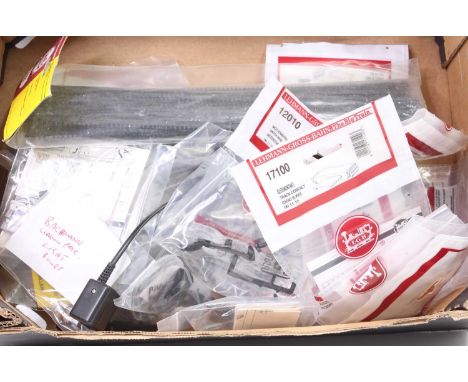 Collection of LGB Lehmann G Scale parts and components, all in sealed bags, to include Coupling Hooks, Track Contact, Insulat