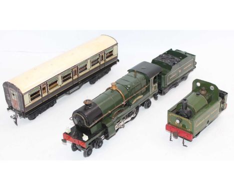 Three items, each amended from original: Hornby Caerphilly Castle loco repainted as Windsor Castle and fitted with an ACE Tra