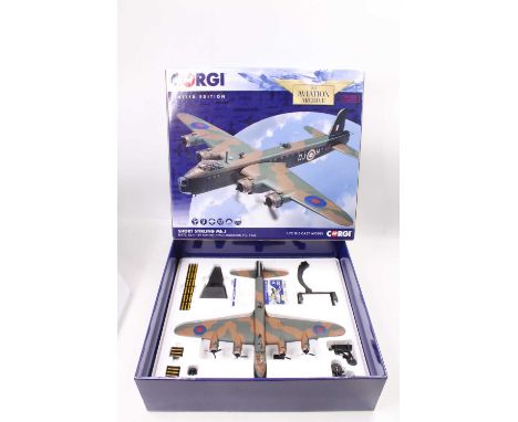 Corgi Aviation Archive model No. AA39502 limited edition 1/72 scale diecast model of a Short Sterling Mk 1 Aircraft housed in