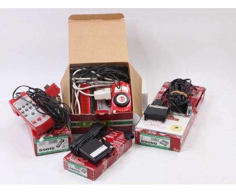 LGB Lehmann G Scale Boxed Equipment group, to include reference numbers 55070 MTS Feedback Interface, No.55015 Universal Remo